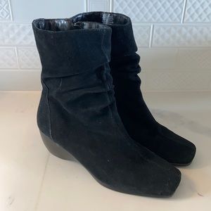 Bare Traps Maryann Suede Black Boot Sz 6.5